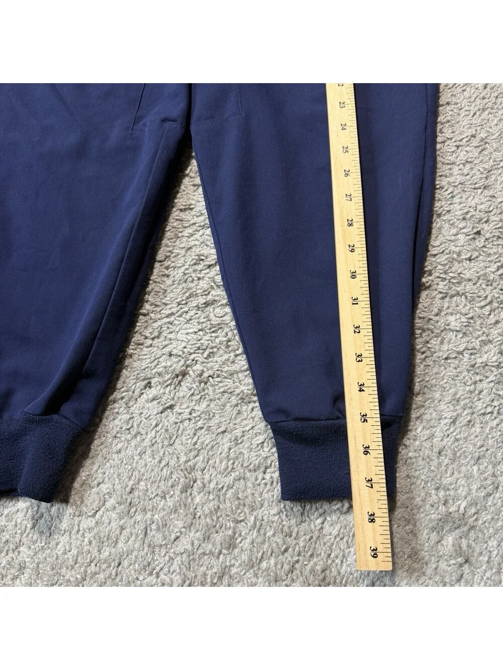 Figs Mens Tansen Jogger Scrub Pants Navy Blue Technical Collection XL Short